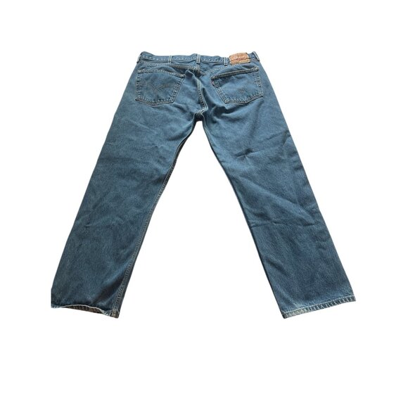 Levi 501 XX Men's 42x32 2006 Blue Denim Button Fly Jeans - Picture 4 of 14